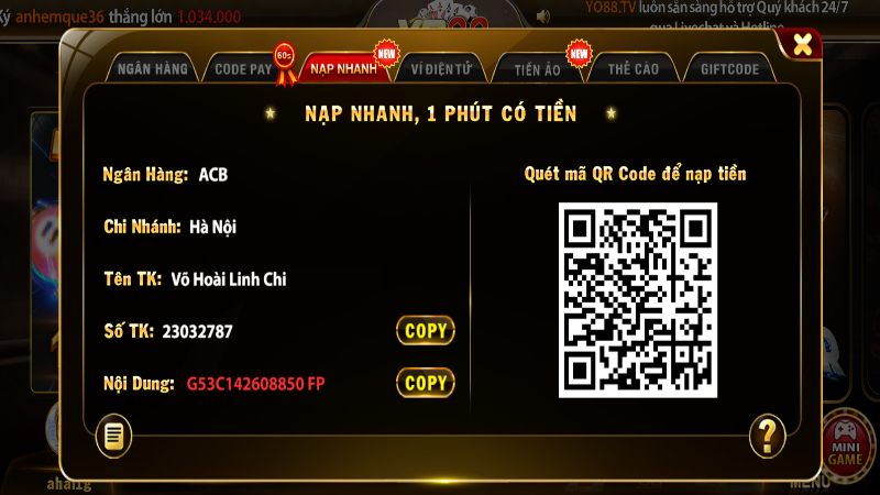 Thực hiện kiểm tra số dư