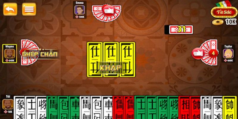 Một số thuật ngữ sử dụng trong cách chơi bài Tứ sắc