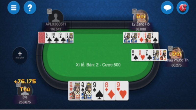 Quy trình tham gia ván cược Xì tố cơ bản nhất